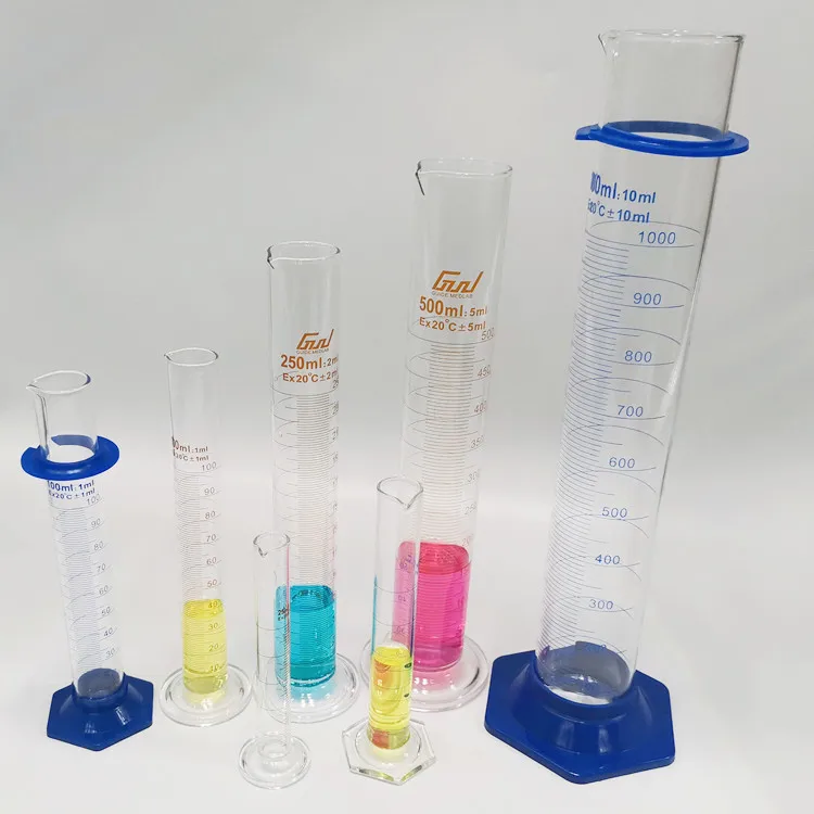 Измерительные стеклянные цилиндры 10 мл, низкие цены на измерительный цилиндр для химических веществ