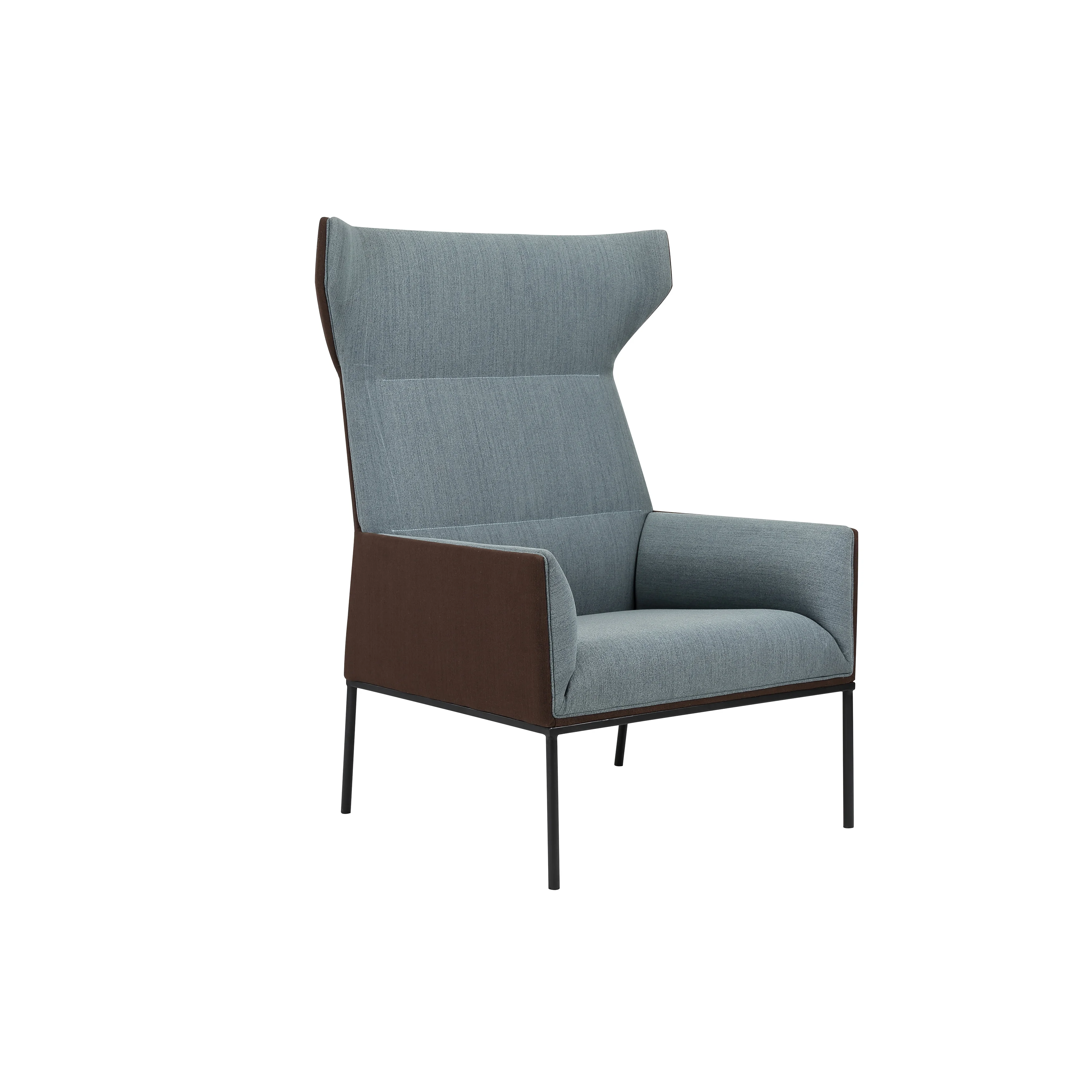 Modern Luxury One-Seater Fabric Sofa for Living Room Office Hotel Apartment Bedroom Hall Mall with OEM Option