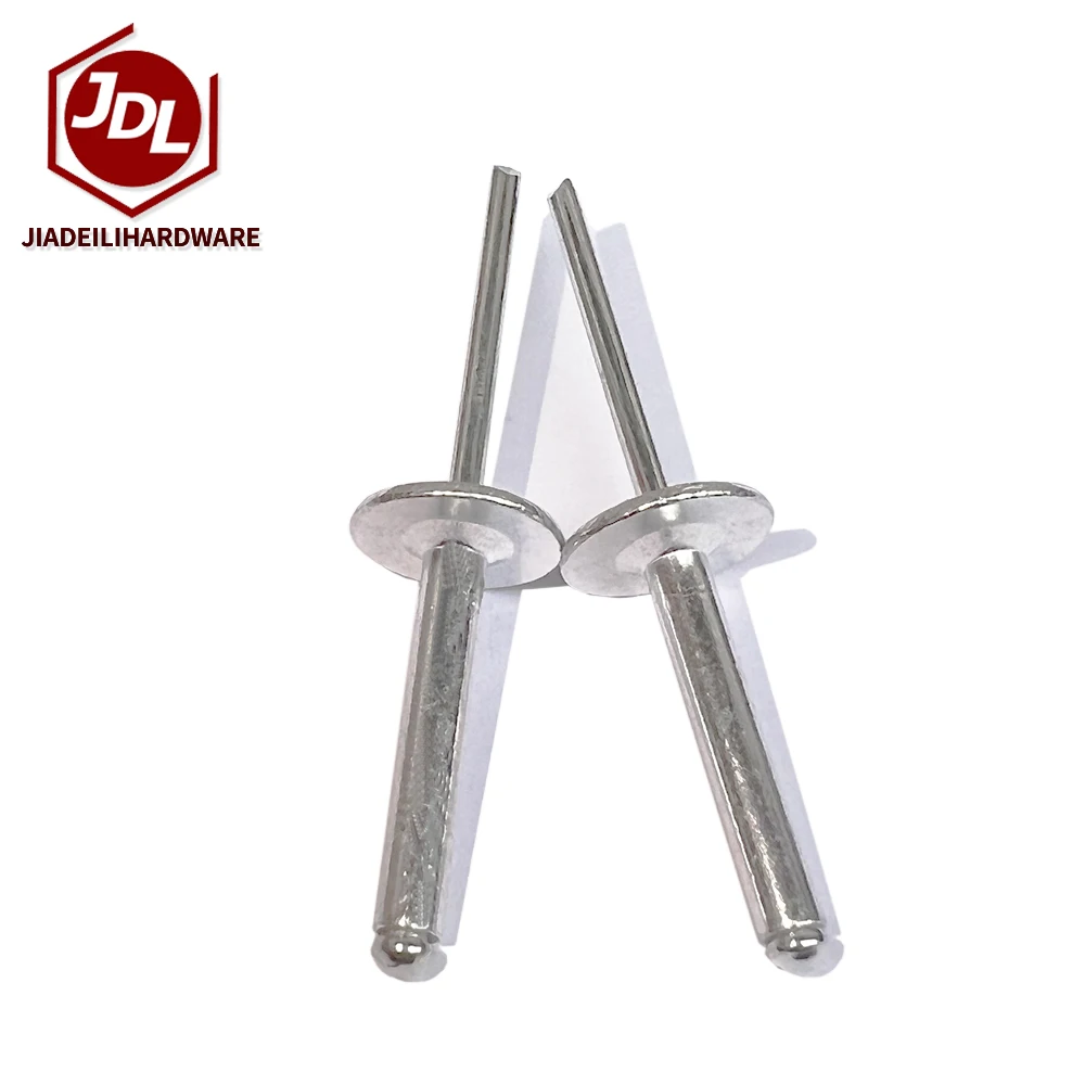 Stainless Steel/aluminum/carbon Steel Galvanized Open Type Large Head Dome Head Pop Blind Rivet