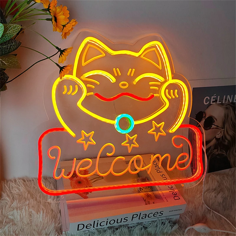 Dropshipping Free Design Custom Led Neon Sign No MOQ Led Custom neon sign For K-Mico-welcome Party Home