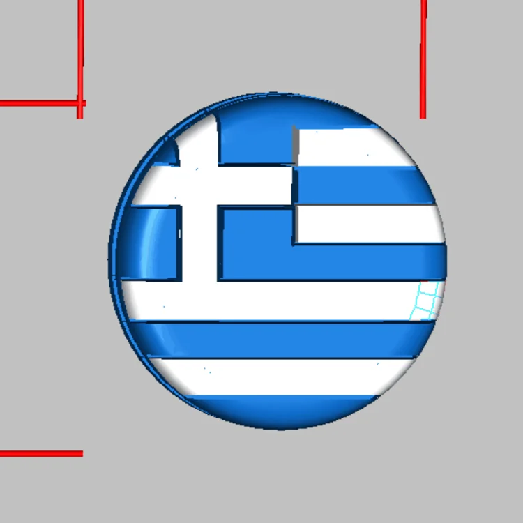 Hot sale GREECE Country Flag tennis shock absorbers