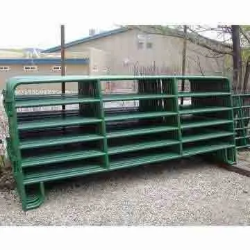 Factory Rail Horse Fence sheep panel High Quality  Galvanized Livestock panel Metal Steel Powder Coated horse Fence Panels