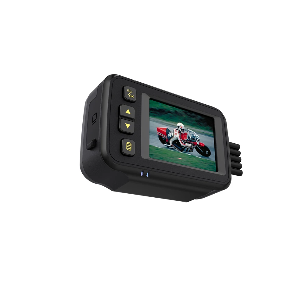 BEST4U мотоцикл камера Dash Cam 720P видеорегистратор с двумя камерами Мотоцикл Крышка для спортивных экшн-камер