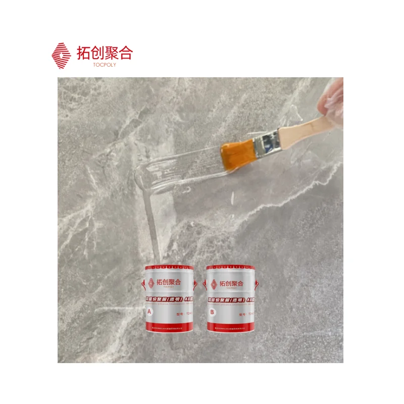 Polyurea Transparent Waterproof Glue for Bathroom and Basement Applications