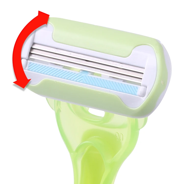 GOODMAX Customization Wholesale Triple Blade Razor for Lady 3 blade Shaving Razor for Women