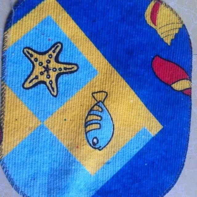 
 Китайская фабрика, поставщик посудной ткани для многоцелевого дизайна рыбы  