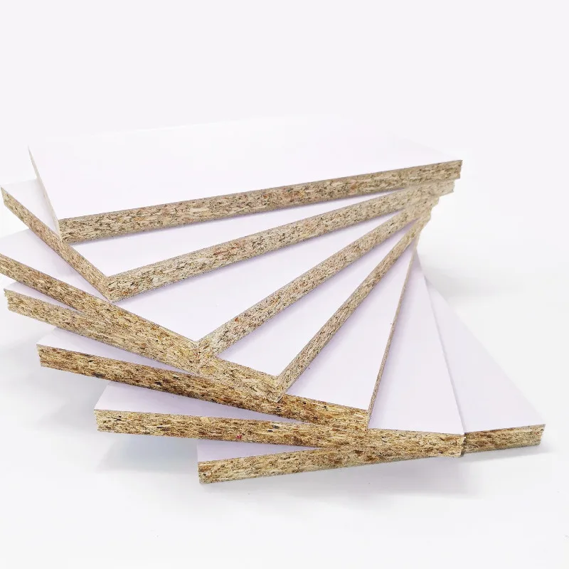 Flakeboards 16/18/25 mm 1220 x 2440 mm Particle Board Melamine white Chipboard supplier china