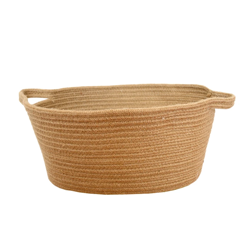macrame cord cotton rope sells multi-functional large capacity storage basket dirty clothes basket