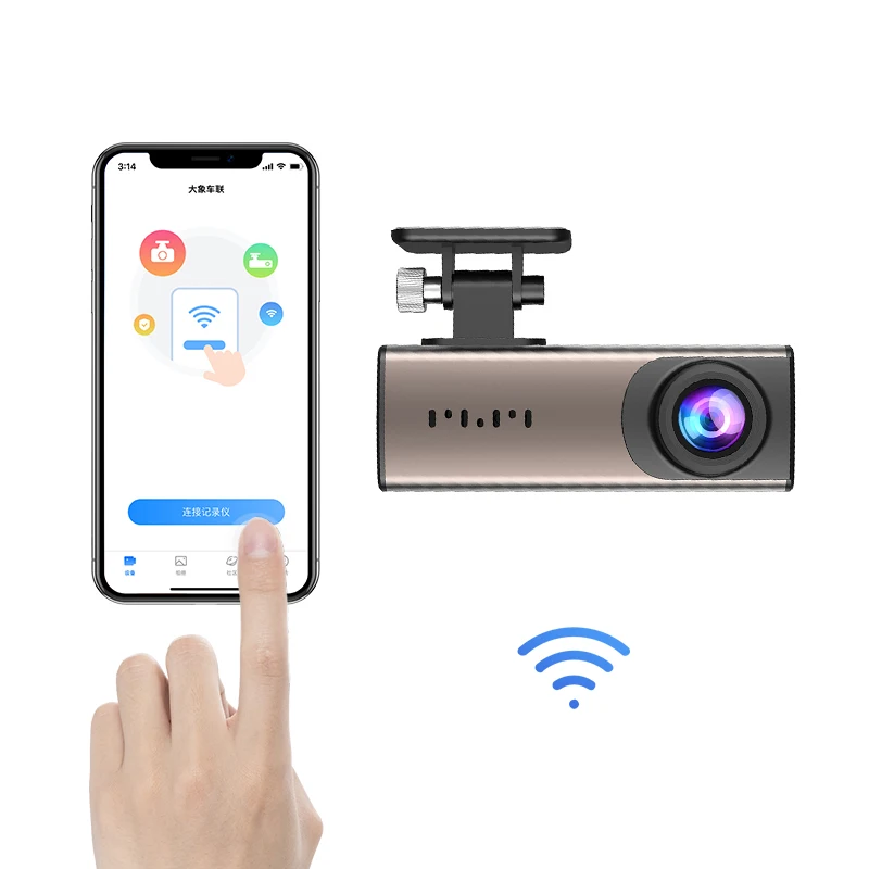 Customization OEM Dual Lens Car DVR 1080p Dash Cam b2b Reverse Camera for Car DVR 4 pin Car Black  Box