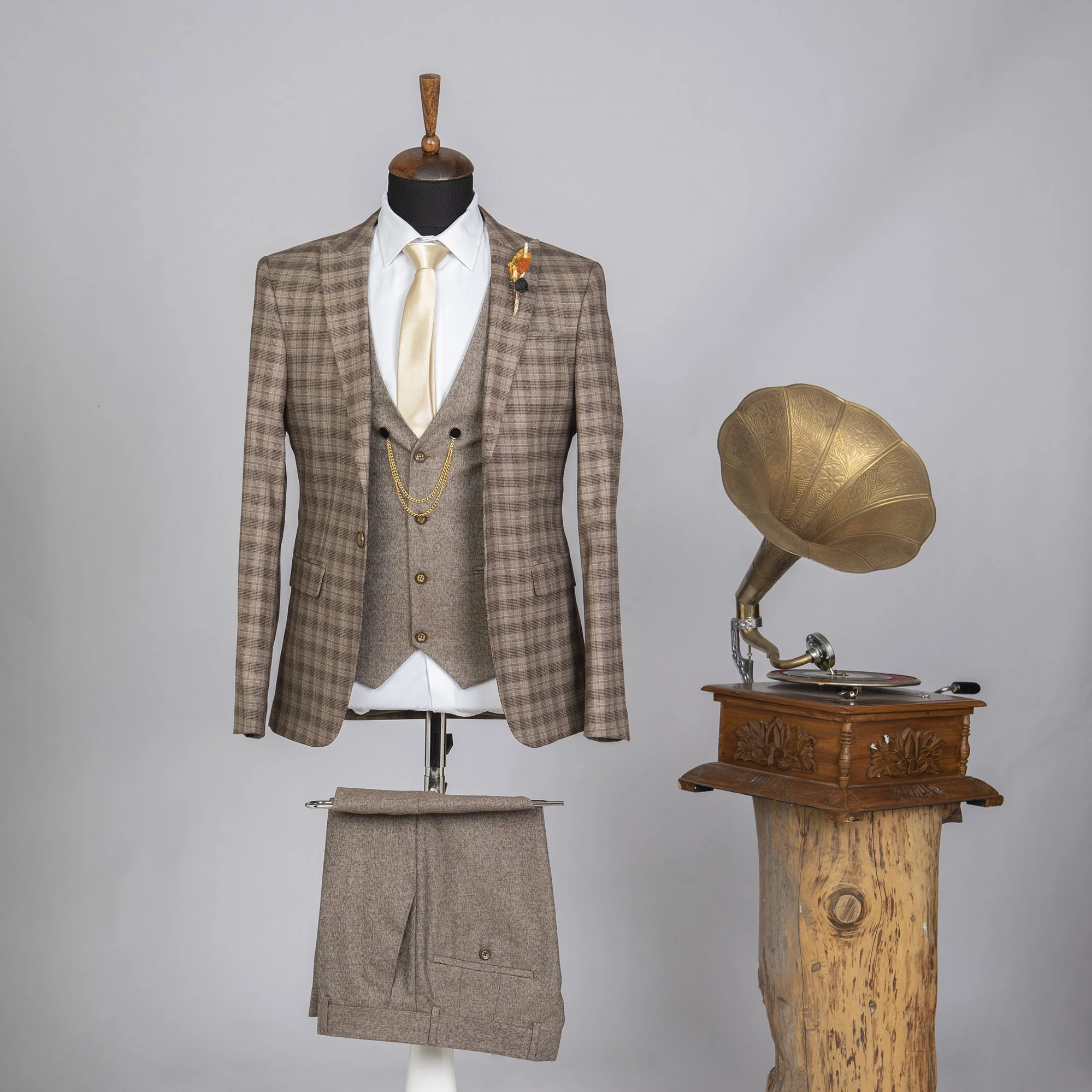 Турецкий костюм высокого качества Свадебный костюм для жениха и делового стиля