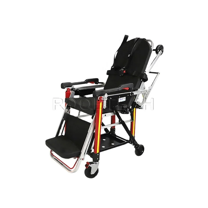 EA-3D1 PLUS 5-Position Folding Ambulance Chair Stretcher with 0-75 Adjustable Back