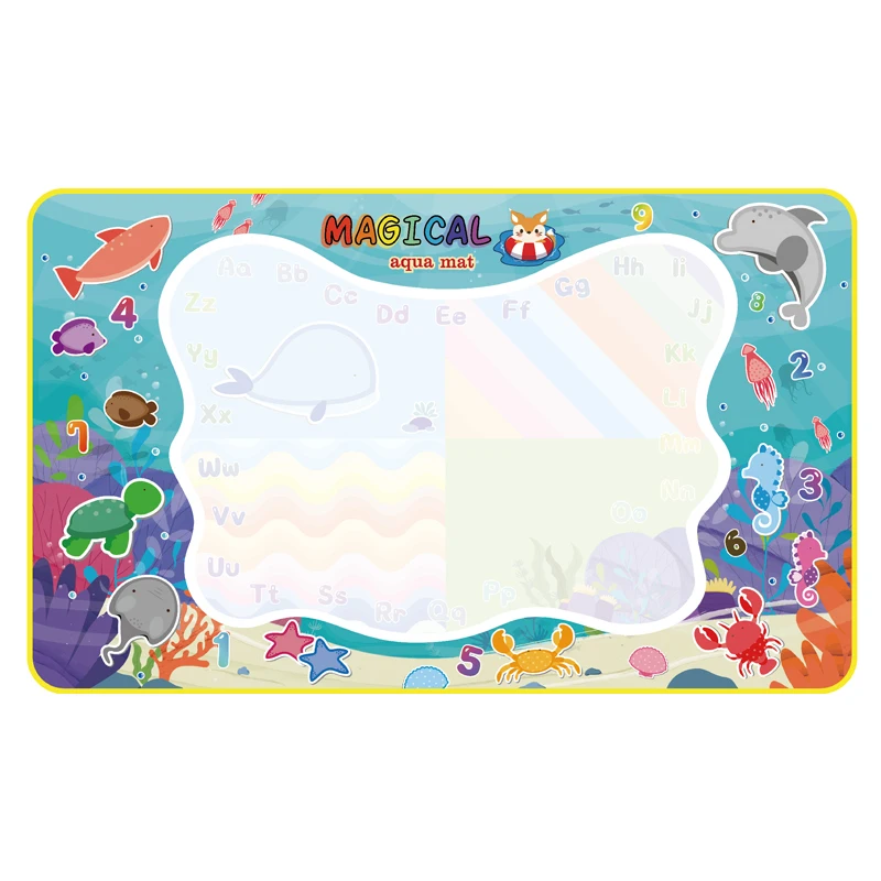 Montessori Educational Kids Toys Learning Repeatable Magic Drawing Water Mats Paint Children