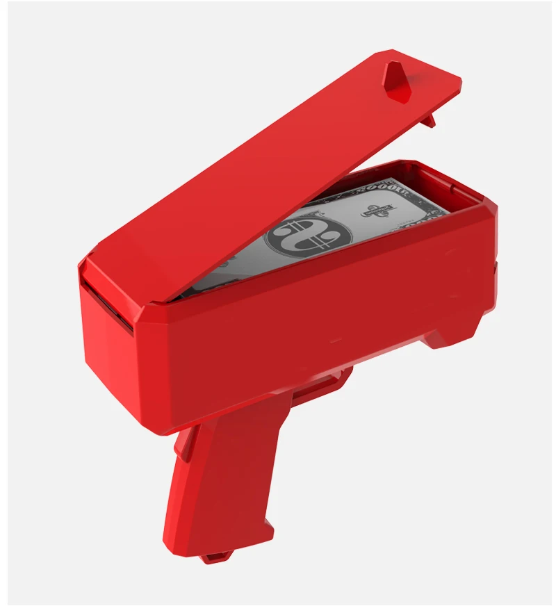 New Coming Customized US Dollar Money Gun Best Seller, Super money Gun, Gold Toy Gun
