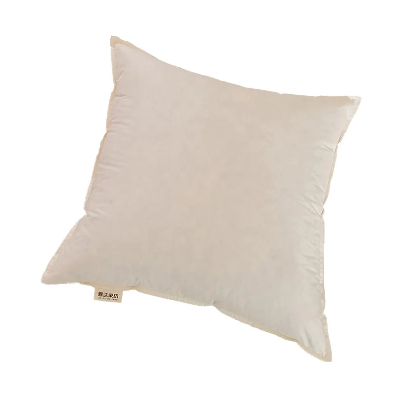 Durable three-dimensional throw pillow core sofa cushion wholesale: filled with water 90 duck hair pieces