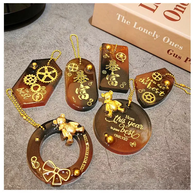 Direct from Manufacturer DIY English Stick Crystal Drop Glue Ashtray Metal Transfer Printing Sticker