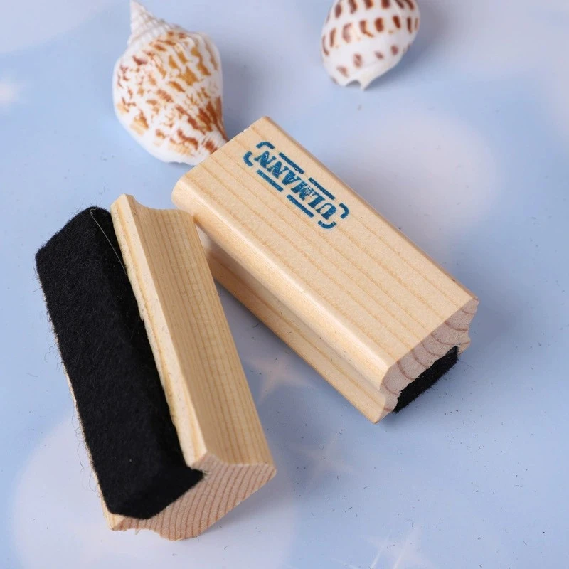 Handled Wool Felt Chalkboard Eraser Non Magnetic Chalkboard Eraser With Wood Oem Customized