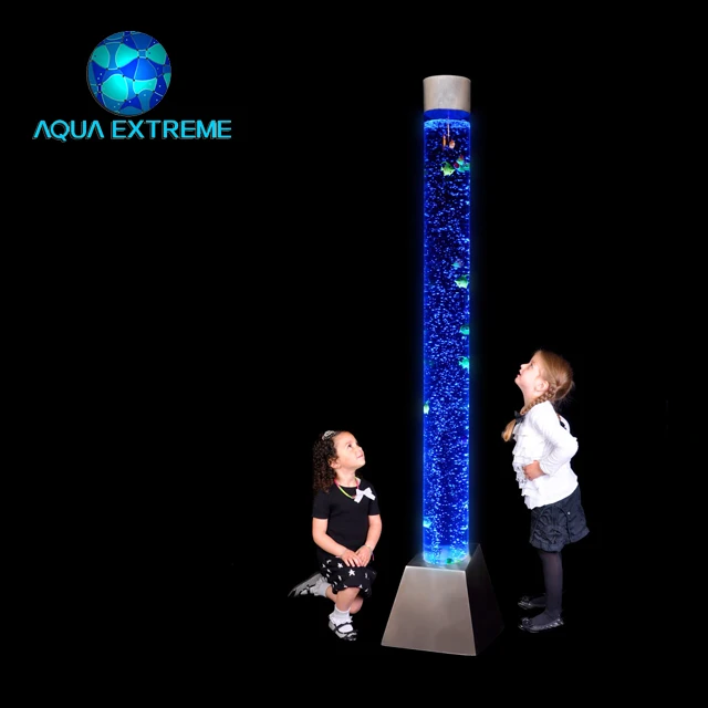 2022 светодиодная пузырьковая лампа 6 футов аквариум Большая Напольная Лампа с разноцветным светом пультом дистанционного управления стимулирующая дом и офис
