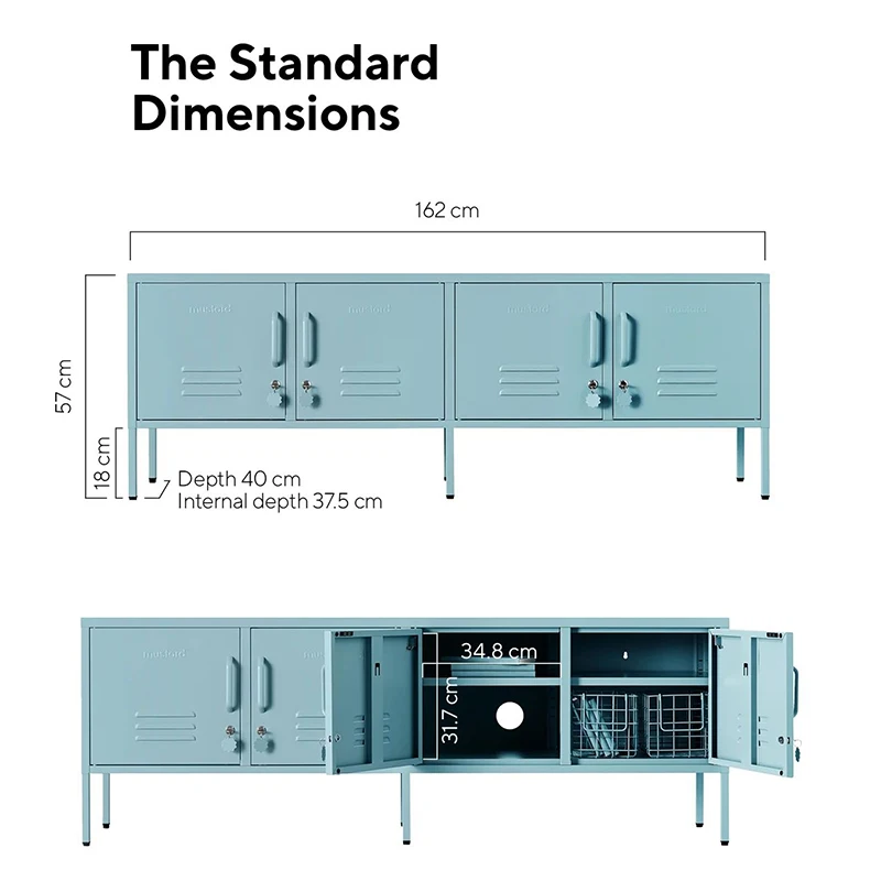 Living room steel cabinet metal TV stand garage cabinets storage metal storage locker modern cabinets