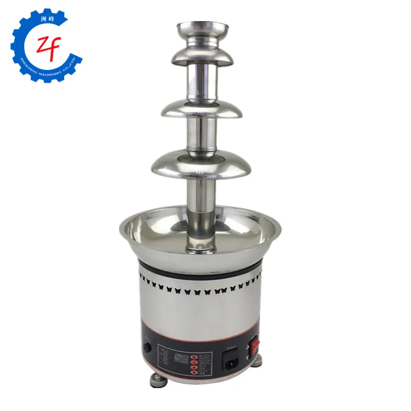 Mini DIY Chocolate Waterfall Machine Stainless Steel Chocolate Melting Hot Pot Machine