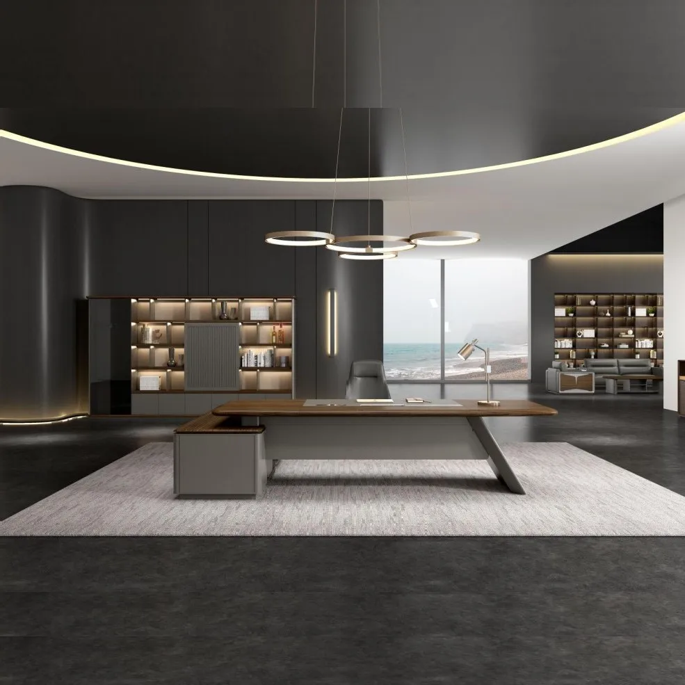 Luxury Office furniture Factory price High quality General manager Office desks Modern style CEO office room Executive table