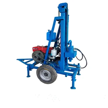 Factory price portable deep diesel hydraulic water well drilling and rig machine