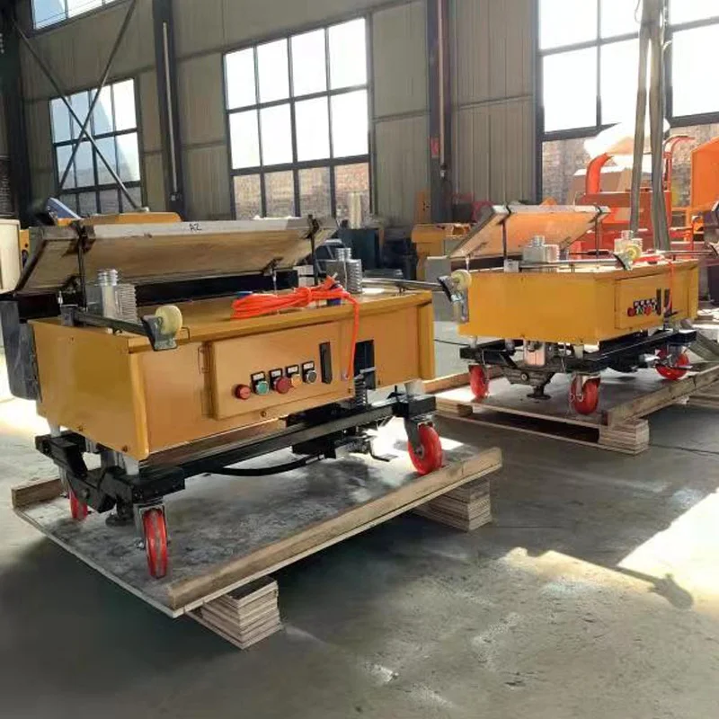 Automatic Concrete Cement Wall Plaster Machine Building Wall Mortar Plaster Rendering Machine