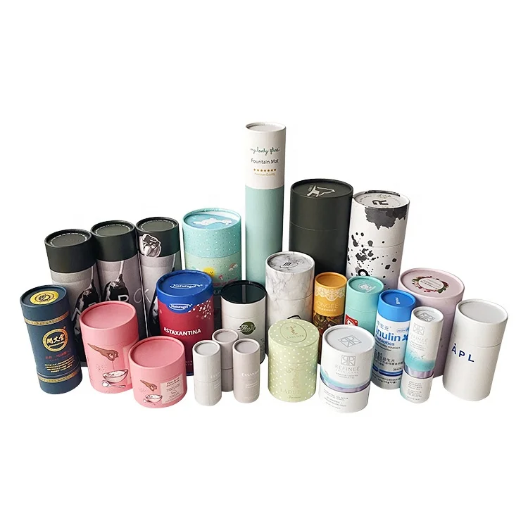  Custom Food Grade Tea Candle Brown Kraft Paper Round Cylinder Cardboard Packaging Tubes Box для