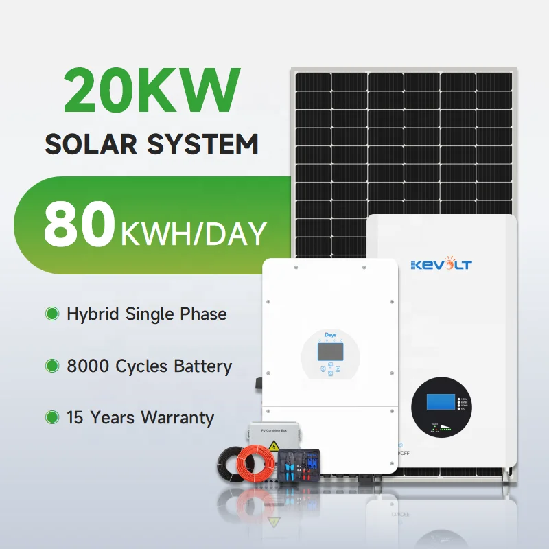 On Grid And Off Grid Hybrid 5KW ~ 40KW Solar Panels With Battery And Inverter Complete Kit Solar Energy Power System