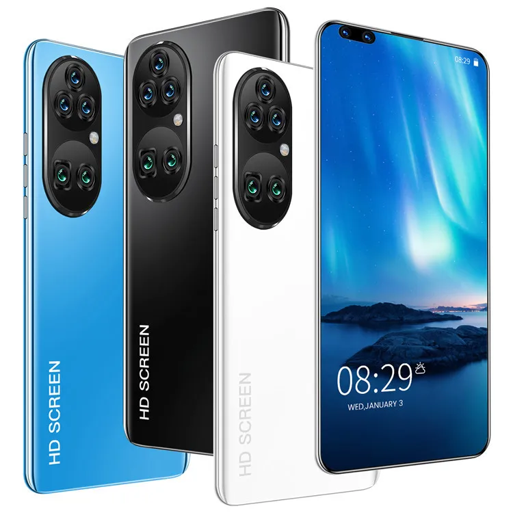 2021 Новый P60 Pro 7,8 полноэкранный мобильный телефон 16 ГБ + 512 Гб двойная карта Глобальный смартфон разблокированные сотовые телефоны