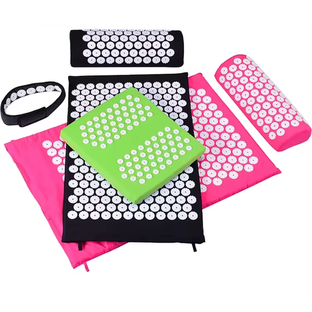 New Eco Friendly Coconut Plastic Spikes Yoga Massage Shakti Reflexology Acupressure Mat