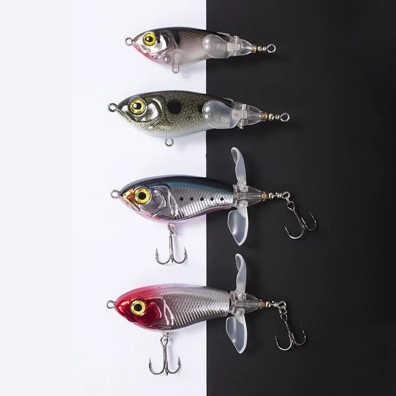 Luya surface tractor false bait propeller floating waterway sub-bait perch snakehead 9g16g bionic bait