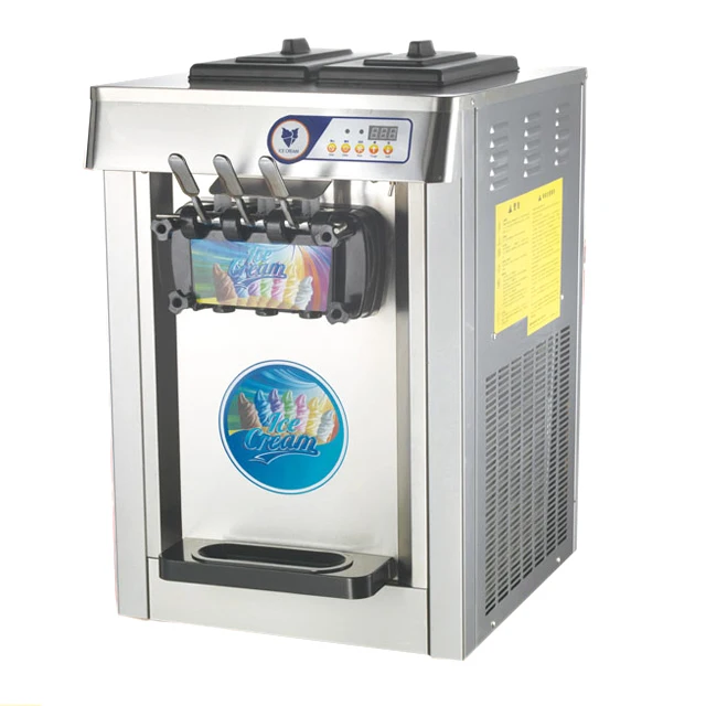 
Desktop Commercial Air Pump Soft Serve Machine for Small Ice Cream Machine/Gelato Machine Ice Cream 