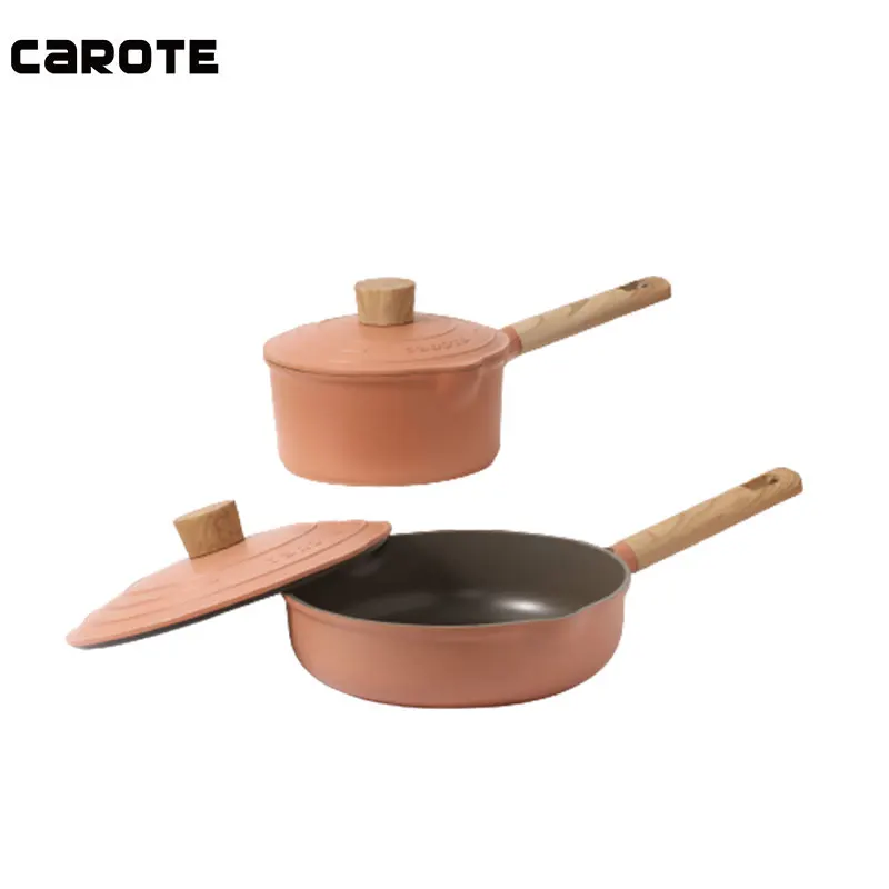 Carote lecreuset cookware sets pots and pans cooking nonstick forged aluminum cookware set