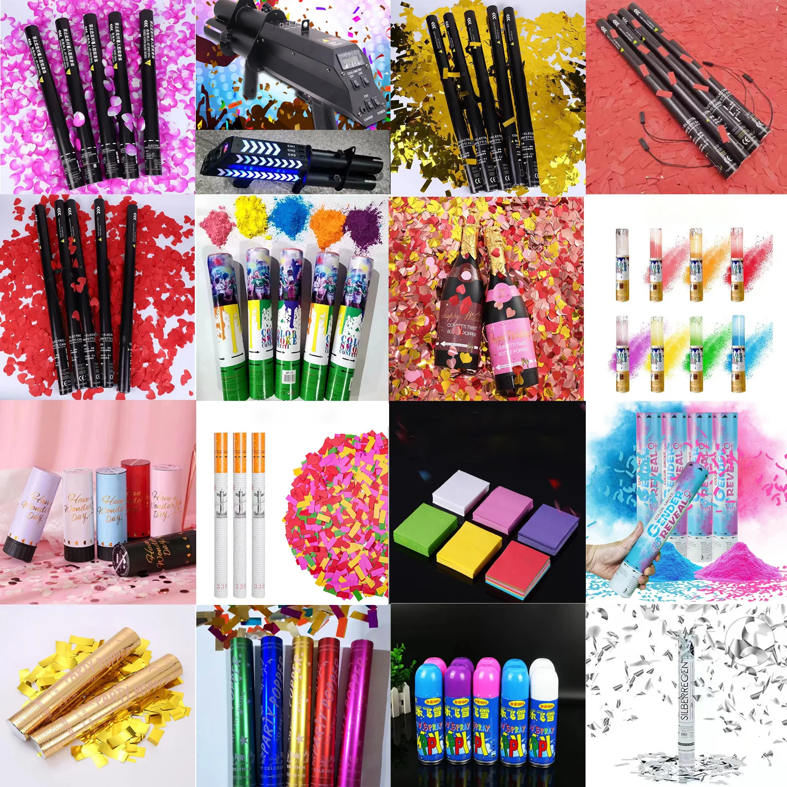 Single-head Spray Paper Confetti Machine  Paper Confetti Cannon for Wedding Stage Party Ect