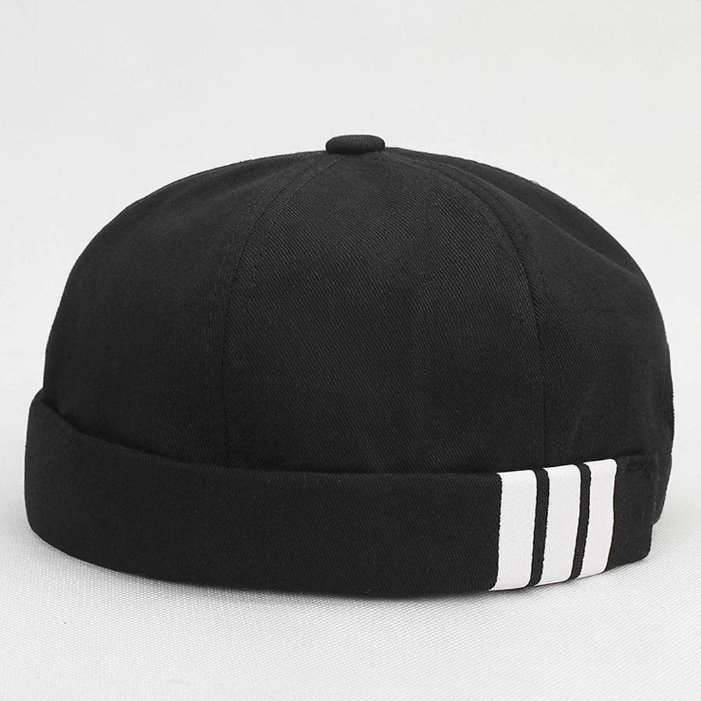 Customized hat without brim fashion cotton docker style hat