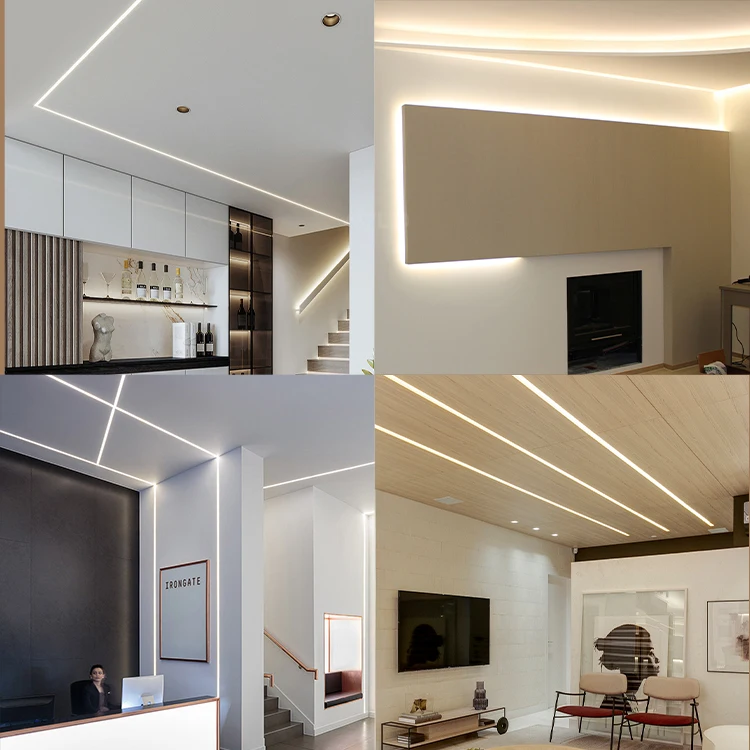 OEM 37*18mm Anodized 6063 T5 Extruded Aluminium Profile Linear Shape Pmma Cover for Alloy Aluminum Led Profiles