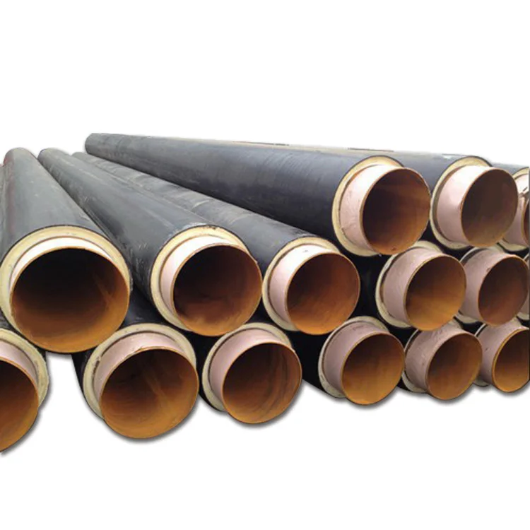 Underground Thermal Insulation Steel Pipe Withpolyurethane Foam and HDPE Jacket for Chilled Water Gas Oil Project