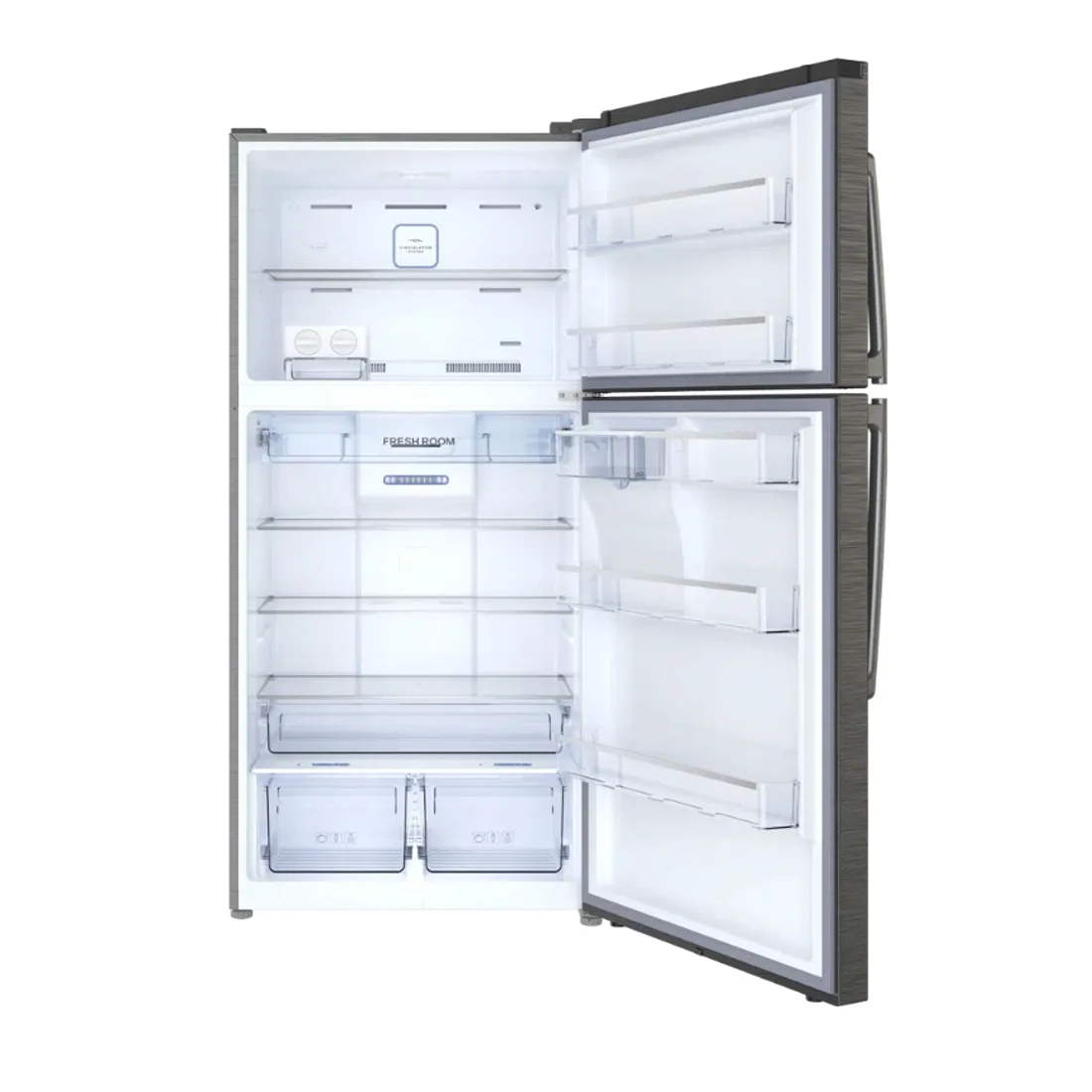 OLYAIR Double Door Refrigerator with Water Dispenser Top Mounted Freezer Refrigerator Fridge