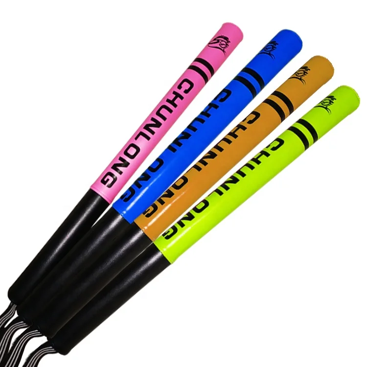  Customized pu leather foam martial arts mma training equipment kung fu taekwondo boxing stick