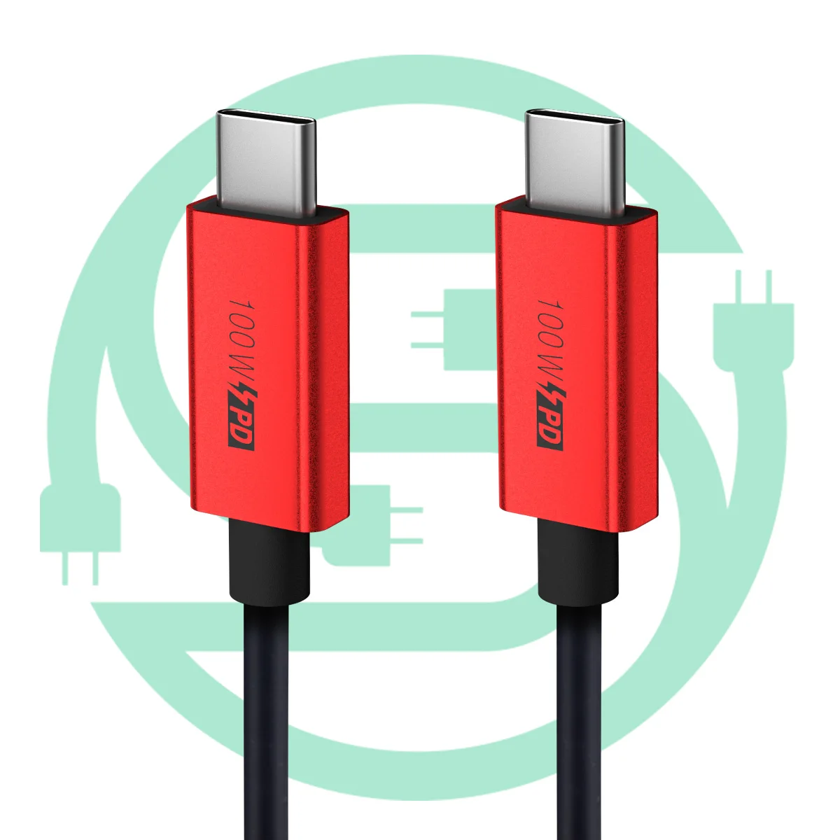 Wire wholesale ,5A 20V 100W USB Type-C 3.1 Charging and Data Sync Cable Fit Mobilephone Laptop