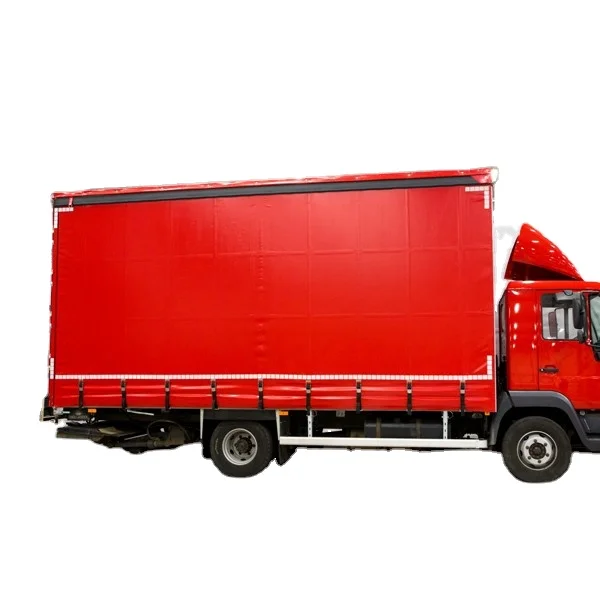 ПВХ Брезентовая грузовая боковая занавеска с принтом