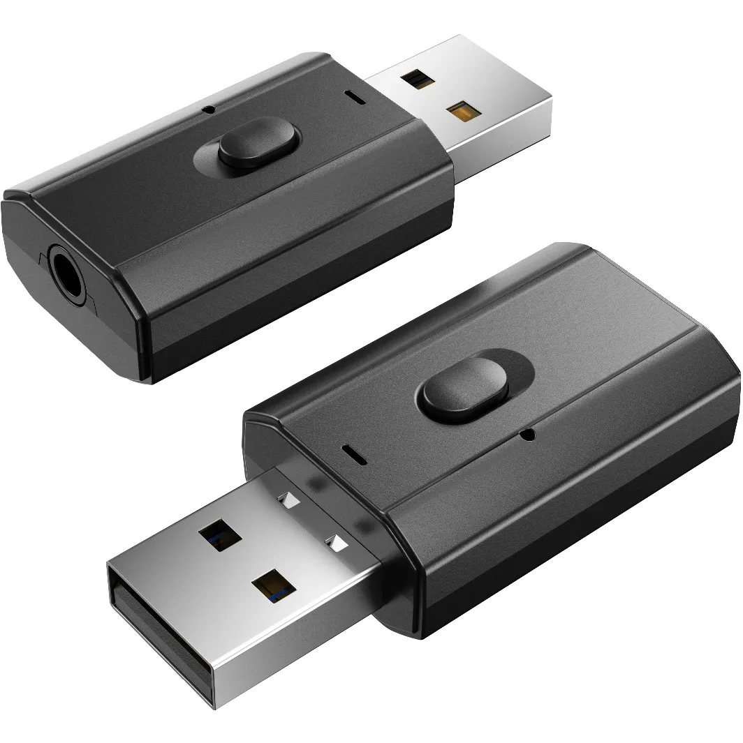 Мини USB Bluetooth аудио передатчик и приемник BT 5 0 адаптер беспроводной Поддержка 3 мм порт для ТВ