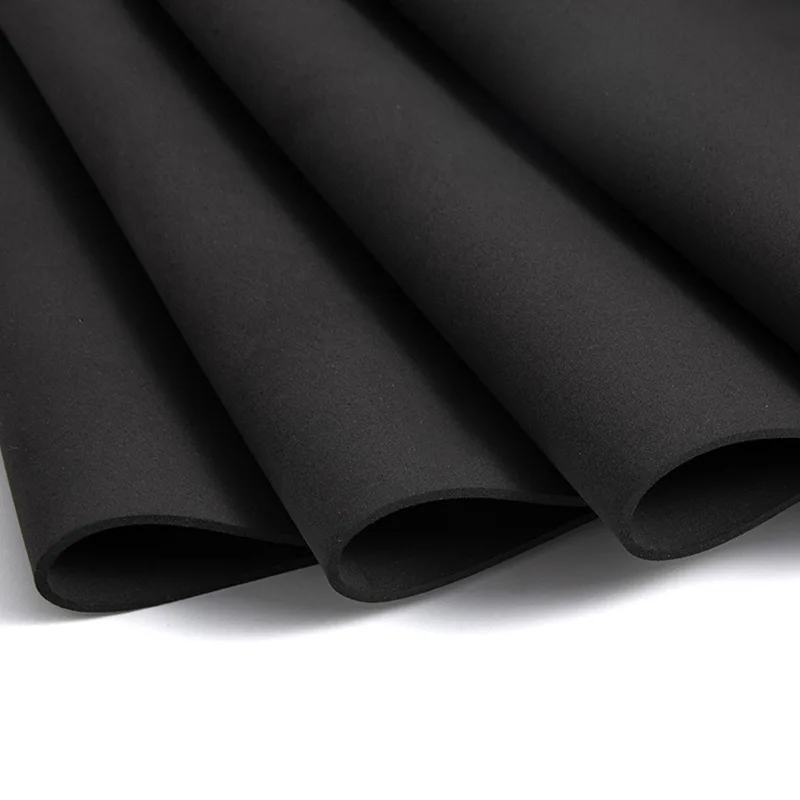 Фабричная Экологически чистая черная Неопреновая ткань SBR на заказ, 1 мм, 3 мм, 5 мм, высокоэластичная Водонепроницаемая композитная ткань