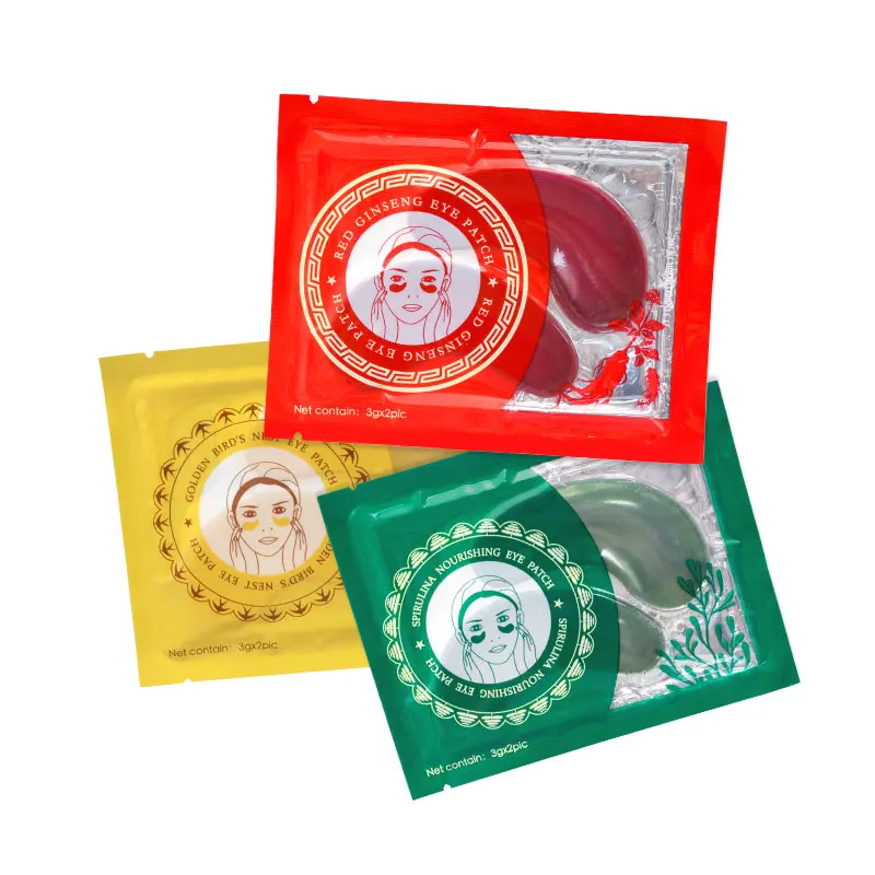 Red Ginseng Remove dark circles nourish lifting crystal collagen eye mask