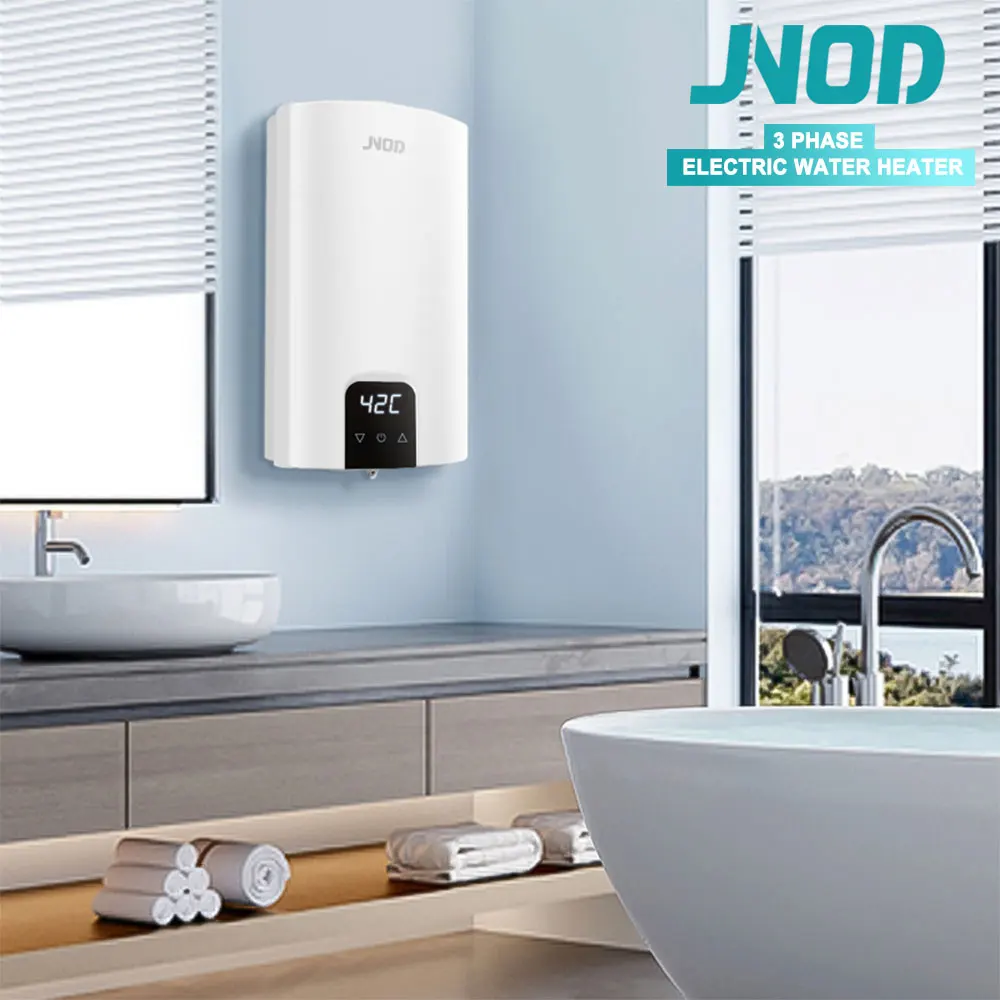 JNOD 400V EU ABS Cover Instant Electric Shower Water Heater Hot Water Geyser Tankless