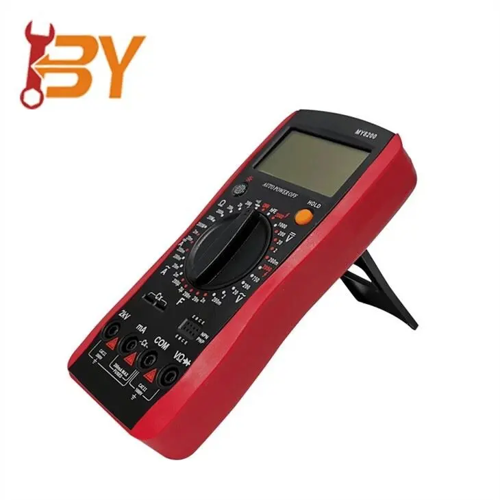 Цифровой мультиметр Вольтметр Амперметр емкостной тестер Multi Range автоматический измеритель сопротивления