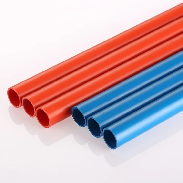 25 40 mm Red Blue White Cable Flame Retardant Sleeve 2.5 inch 32mm PVC Electrical Conduit