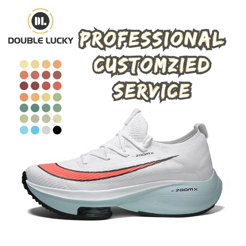 Double Lucky Zapatos Para Correr Basketball Style Shoes Marathon Custom Sneakers Cushioning Running Shoes