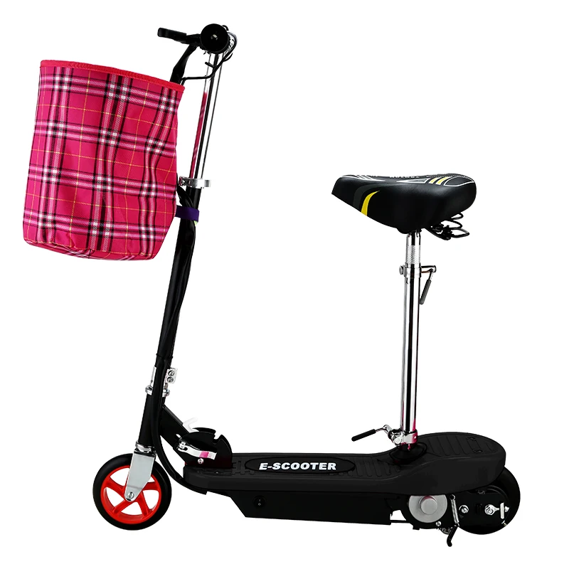 2 Wheels Electric Scooter including car basket portable for adult with baby seat