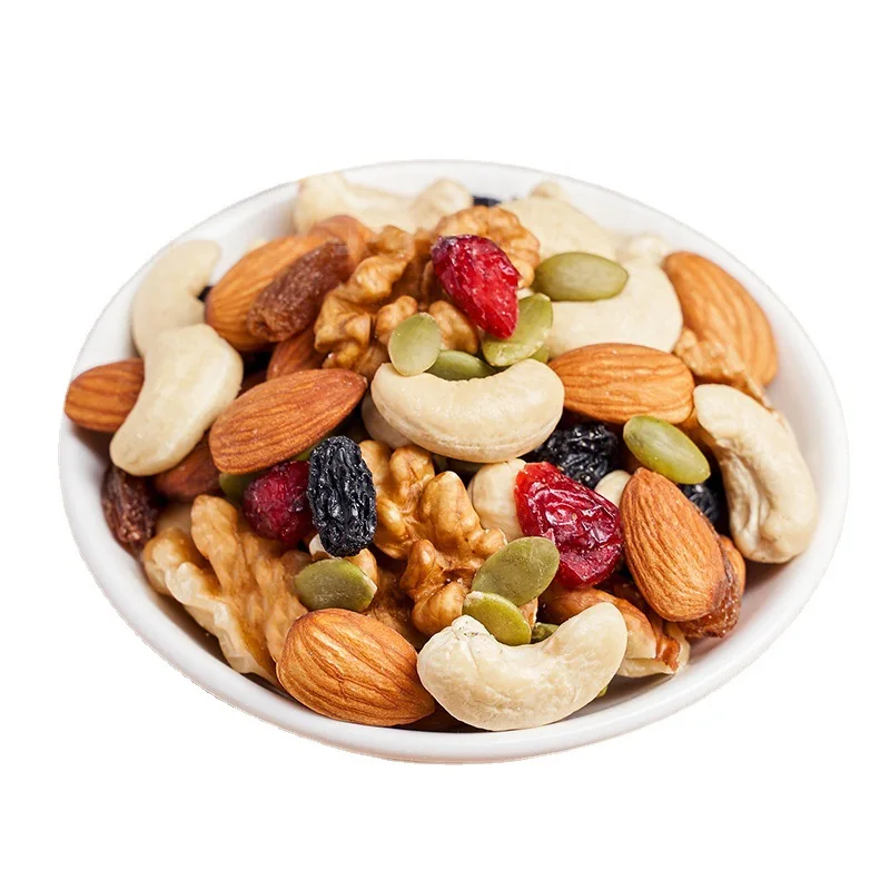 Spot wholesale Mixed nut snacks can be custom packaged mixed nuts and fruits Almond raisin in bulk Canned mixed nuts
